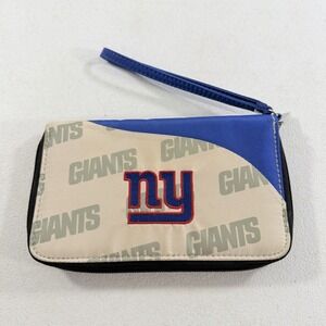 New York Giants NFL Women's 8" Zip Around Clutch Wristlet Wallet